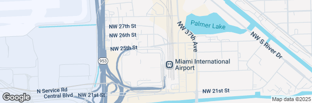 Google Maps Miami Airport (MIA), RENTAL CAR CENTER 3900 NW 25th Street #414, Miami, FL 33142, United States of America